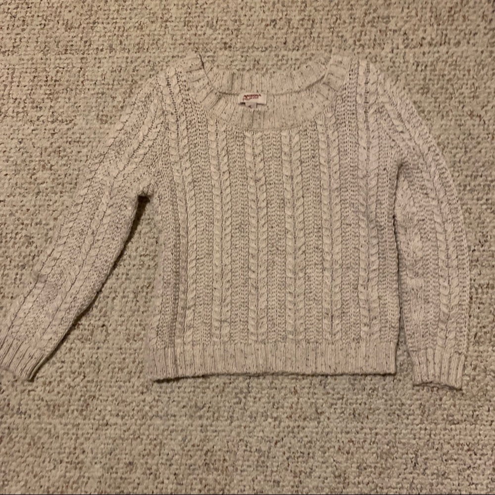 Comfy sweater! Cream marled